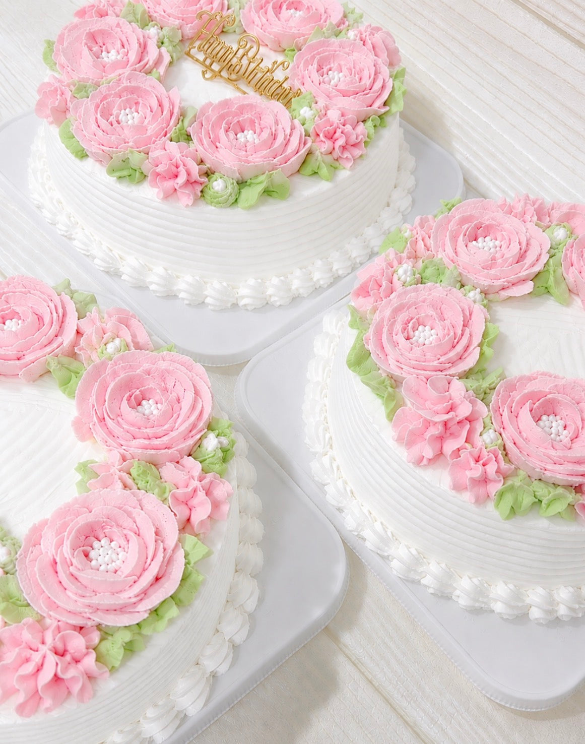 Floral whole Cakes 6-Servings