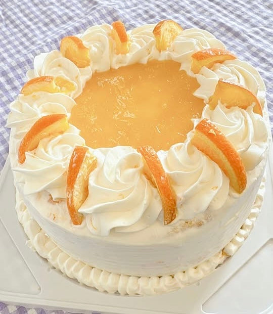 Tangerine Orange Vanilla Cake