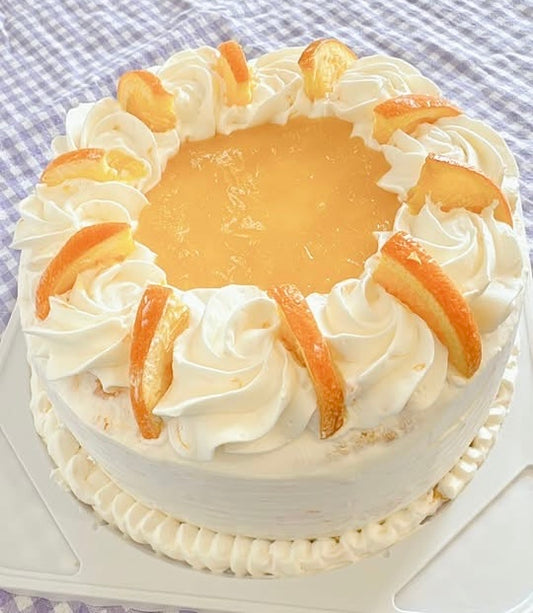 Tangerine Orange Vanilla Cake