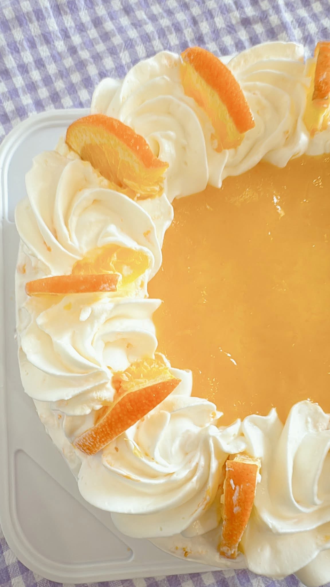 Tangerine Chiffon Cake 6-8 servings